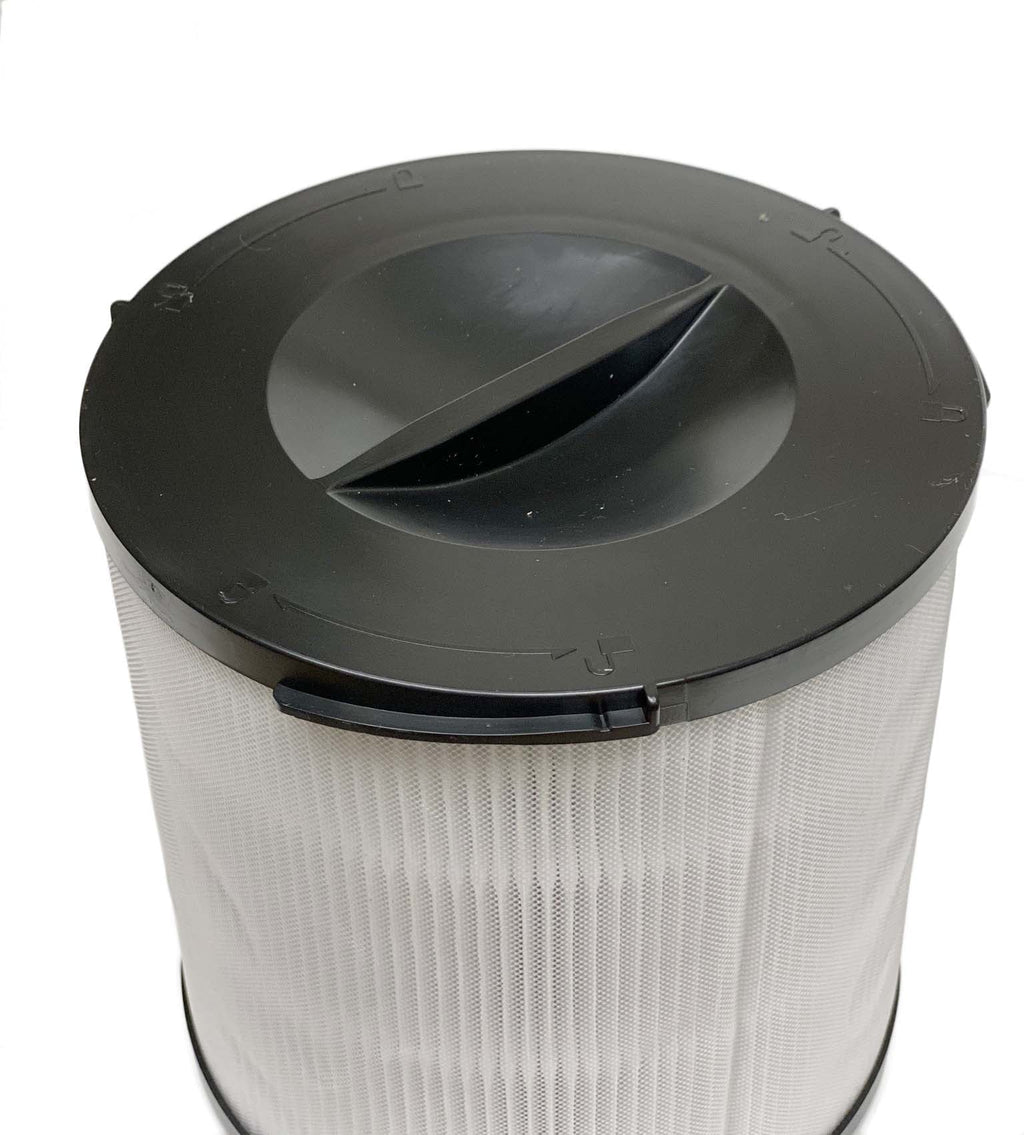 Nispira 16" True 500 HEPA UVC Black Ionizer ft 3 Sanitizer 5-Speed with 3-in-1 atmospheric and Filters sq Compatible with Replacement SilverOnyx 8541832765 Filter Model Purifier H13