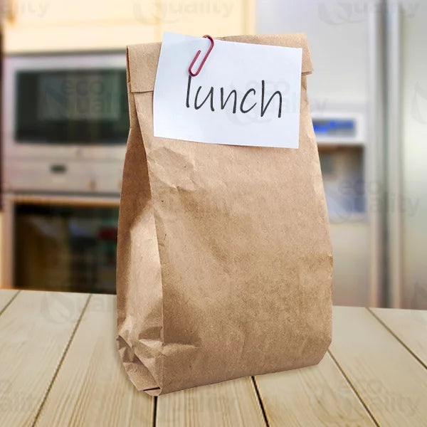 Gift (2 Paper (4 7/8") Pound Kraft lb) Bags, Capacity) Mini 7/16" Count] Small Bag Party Bags, - Snacks, 5/16" 7 Lunch (2 Merchandise, [1500 Brown Grocery, x Bags 2 x EcoQuality by Small Paper