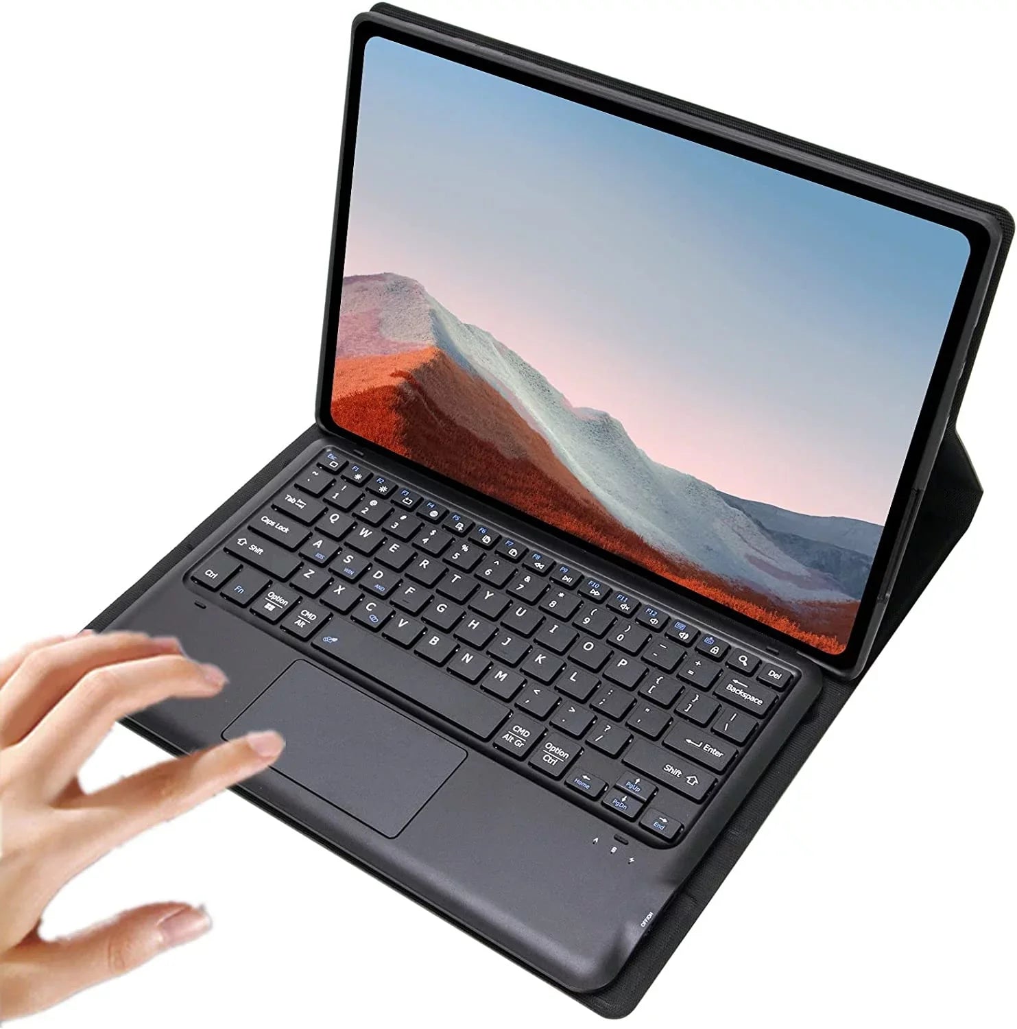 Detachable 12.3 Case /Pro Magnetically 4 Trackpad, Inch Wireless Case Folio Light (2015) with Keyboard Keyboard (2018) /Pro Pro /Pro (2017) 7 Touch 6 5 Slim (2019) for Stand Tablet, Surface