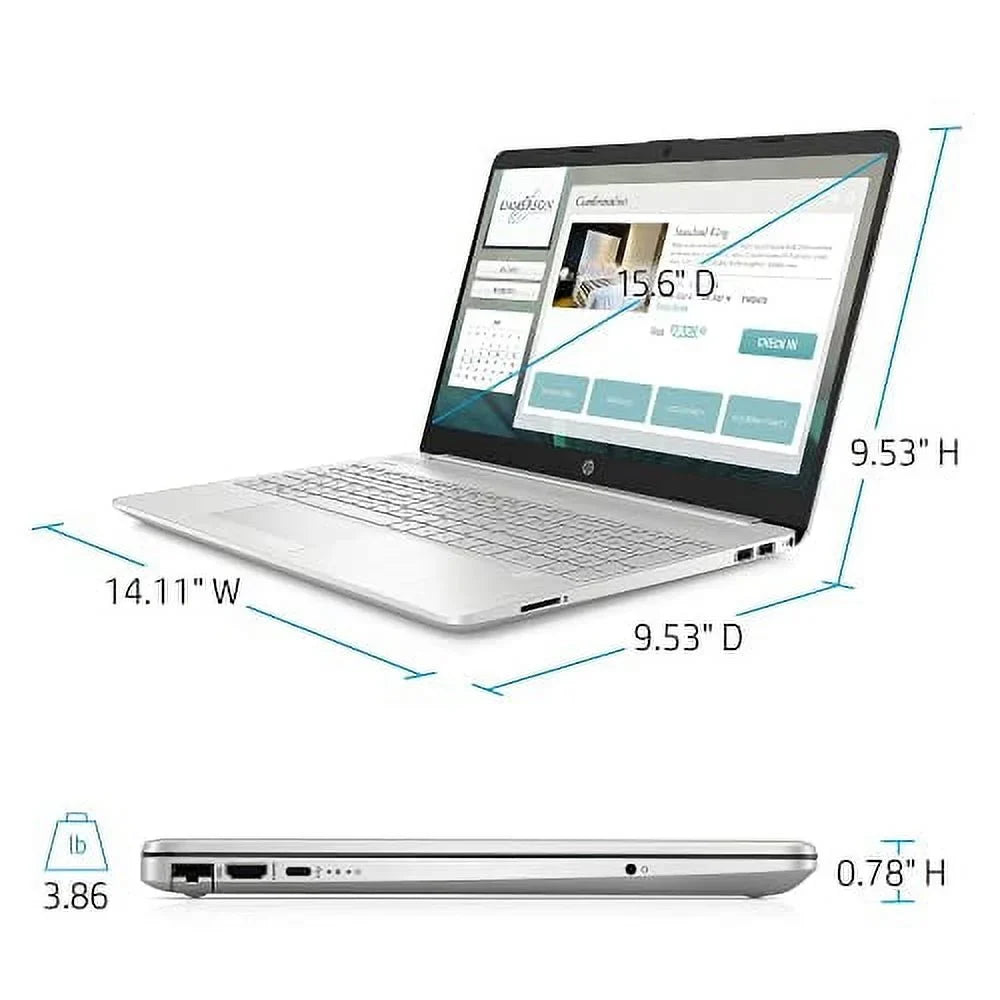 Keyboard RJ45 BT 15.6" AC Laptop Webcam HDMI 4-Core NVMe Intel Graphics PC SSD HP Pro 24GB w/RE Backlit HD 512GB Accessories USB-C Iris DDR4 i5-1135G7 Xe 10 2022 Windows Touchscreen WiFi Silver