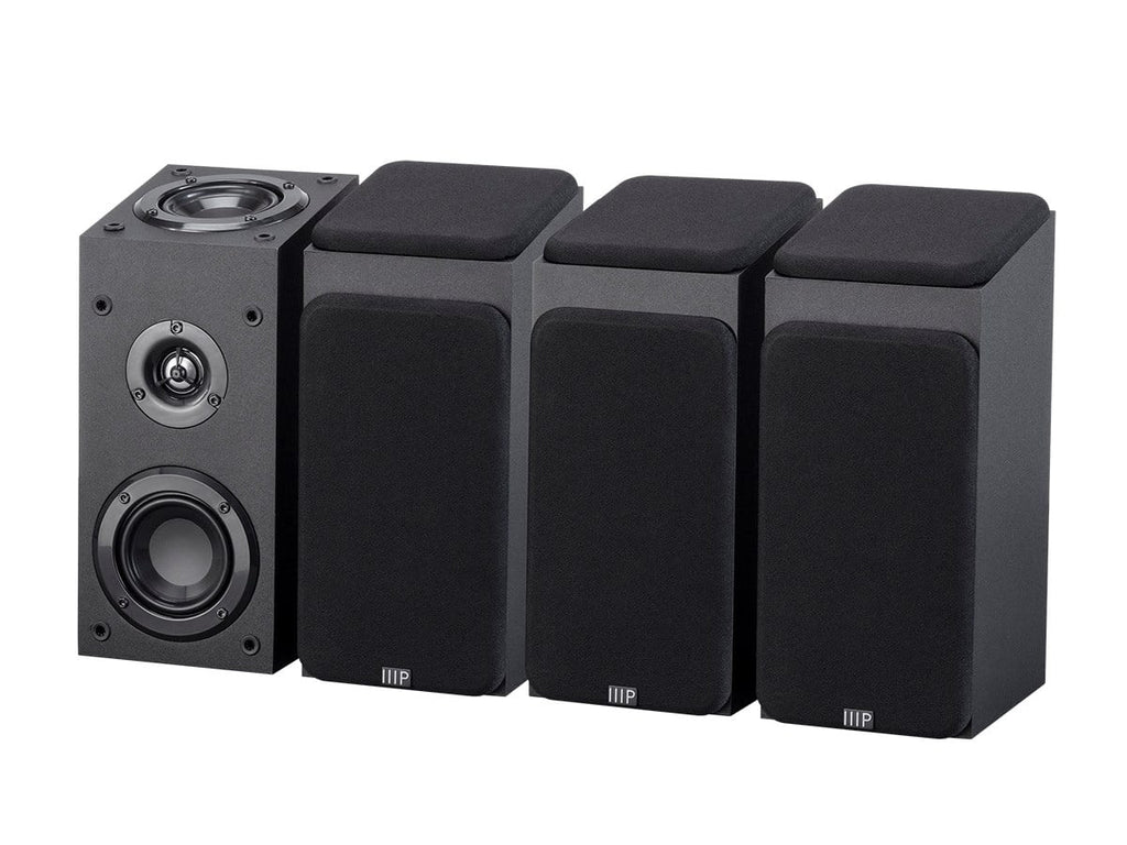 Inch Immersive Subwoofer Monoprice Premium System 8 200 With Theater 5.1.4-Ch. Black - Home Watt