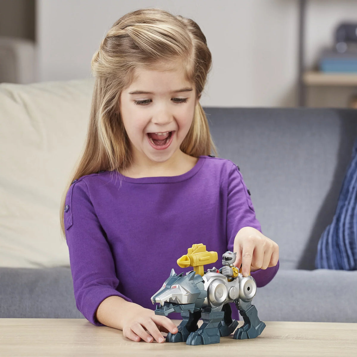 Silver Ranger and Heroes Playskool 2-Pack Figures Power Zord Rangers Wolf