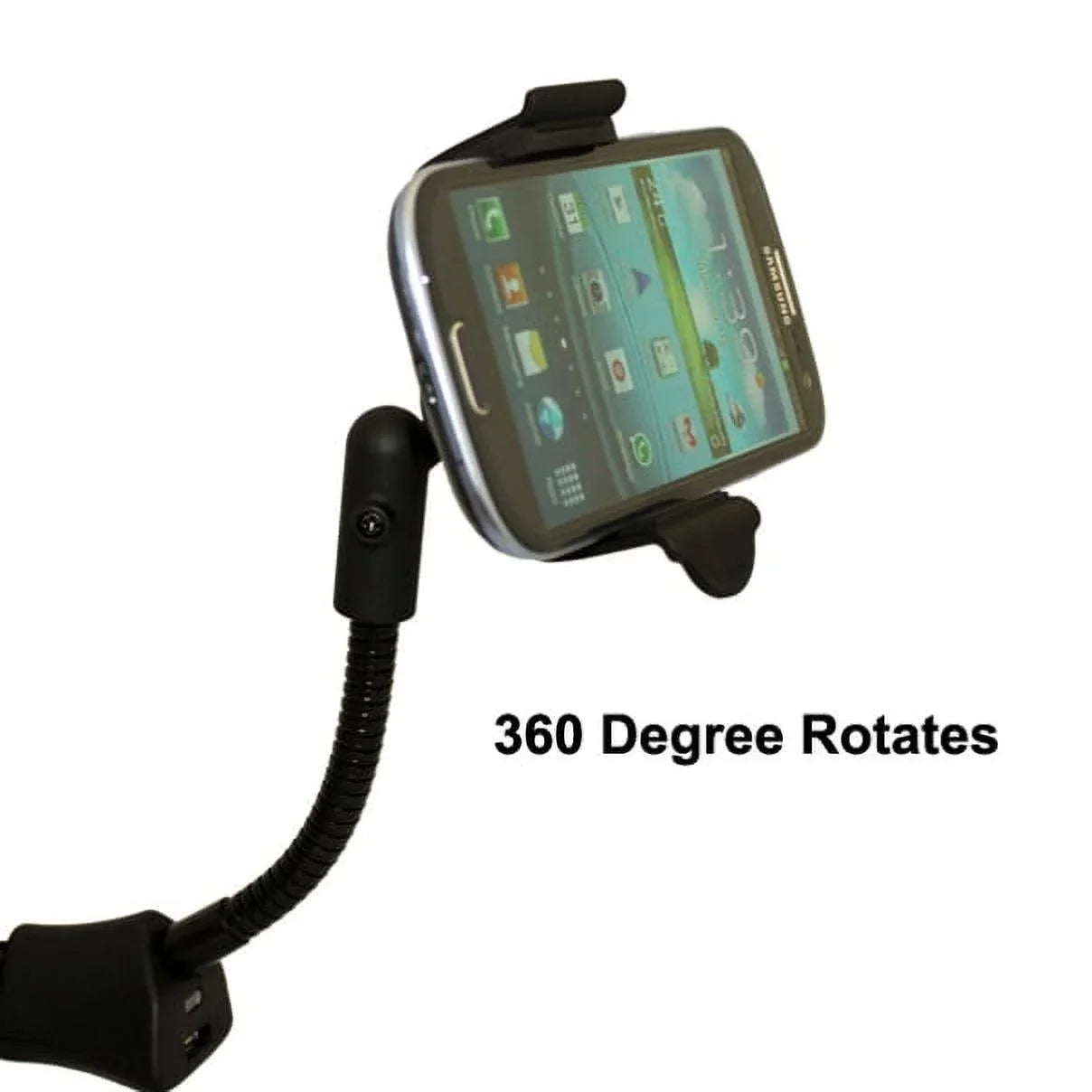 Z with 4 5 Turbo Swivel Stylo Port J5 Gooseneck Dock USB Charger Car J3 Moto 3, Motorola Droid 3D Samsung 2, Note - for Droid Cradle 3 LG Mount Droid Holder - Socket Galaxy V20 V10 Black J7, Force