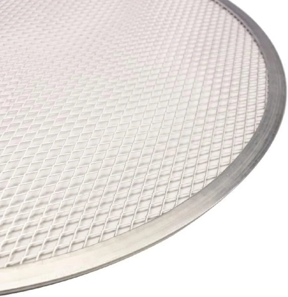 Rim- Home Baking Round Baking Tray of TrueCraftware- for Kitchen Pan Set Aluminum Screen Bakeware Tray Pizzeria Pizza Screen Round & Pizza 2 Restaurants 20” Pizza Seamless