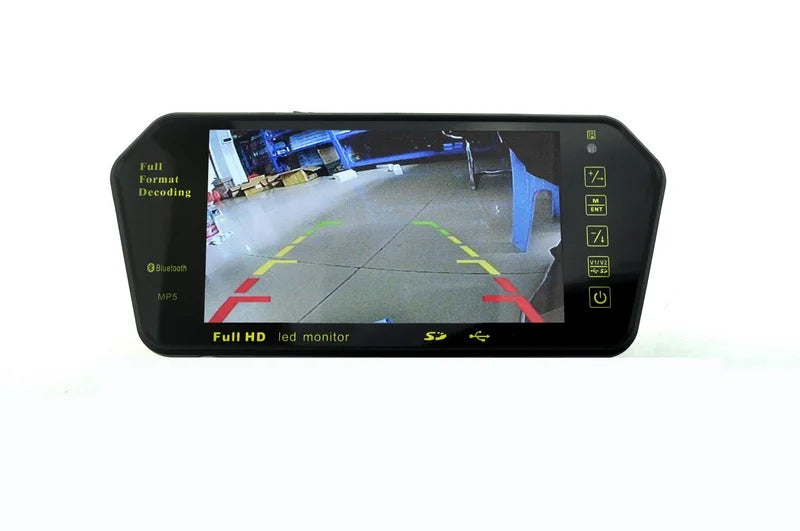 USB Car with Monitor Slot Display Mp5 Mirror Photo TFT Built-in RearView Full HD 7" LCD FM inch Bluetooth TF Car