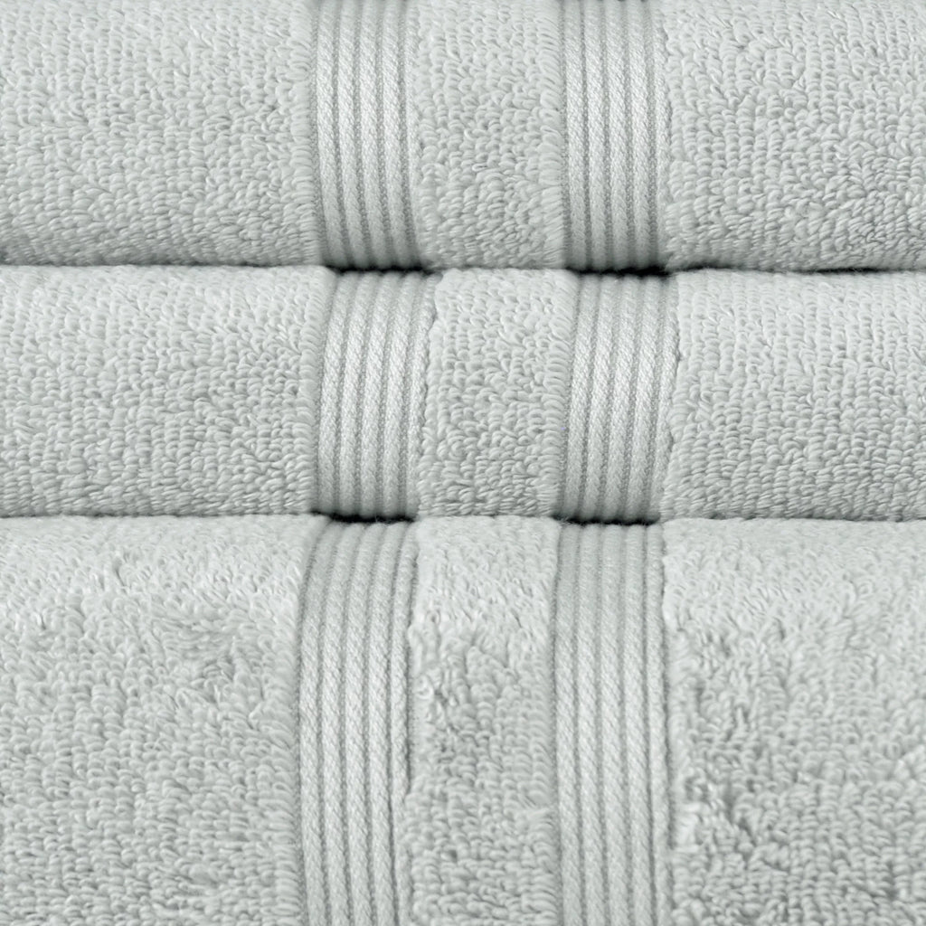 Set, Towel 6 Performance Solid Piece Silver Mainstays