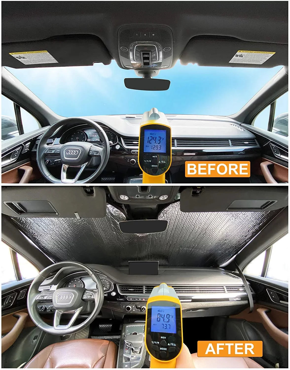 Front 2007-2013 Sunshade Cooper Hardtop Mini for Windshield 2 Door