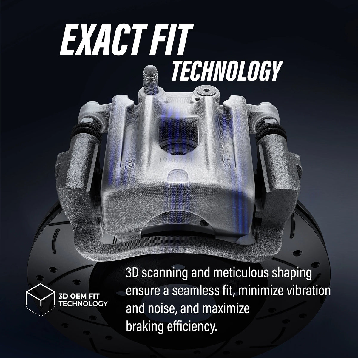 With 12 C/V KC8-100709P 03 Transit Auto Single 24 Front And Kit Piston Disc Rear Brake Pads Rotors For 2012 Ram Caliper From Semi-Metallic