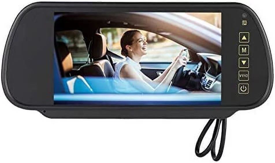 for Inch Parking Mirror Car Rear Vehicle Bileeko 7 Screen View Monitor LCD