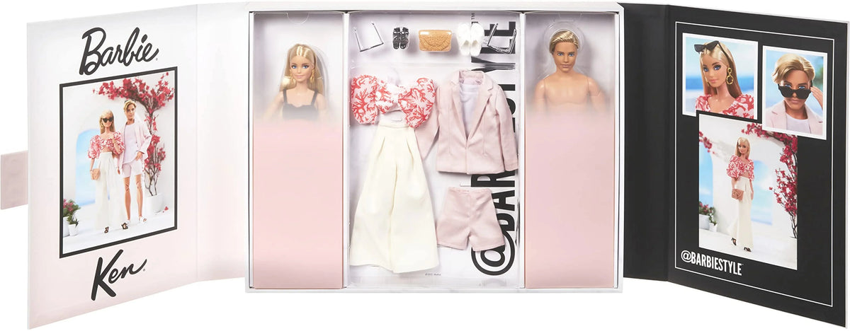 Two-Pack Ken Fashions Barbie And Resort-Wear Doll @Barbiestyle, For