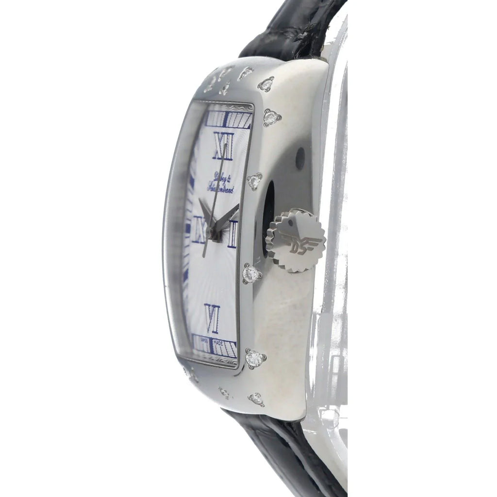 27mm Schaldenbrand Tonneau Watch Steel Women's Dubey &amp; Fantasy Automatic Lady