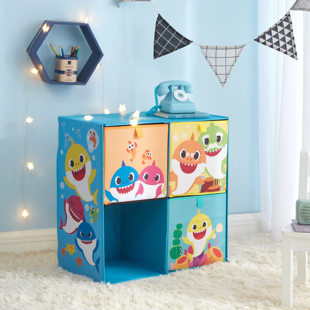 Shark Cubby Baby Kids Organizer Set Storage