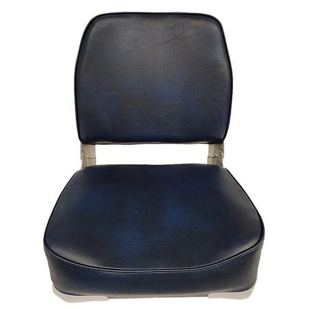 Fold Seat 1003-AD Low NAVY Back Fishing Down Pontoon Marine Bass Boating Boat