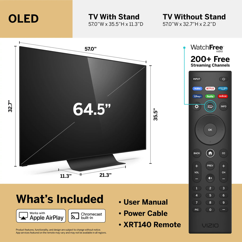 OLED SmartCast Smart OLED65-H1 65" 4K TV HDR Class VIZIO