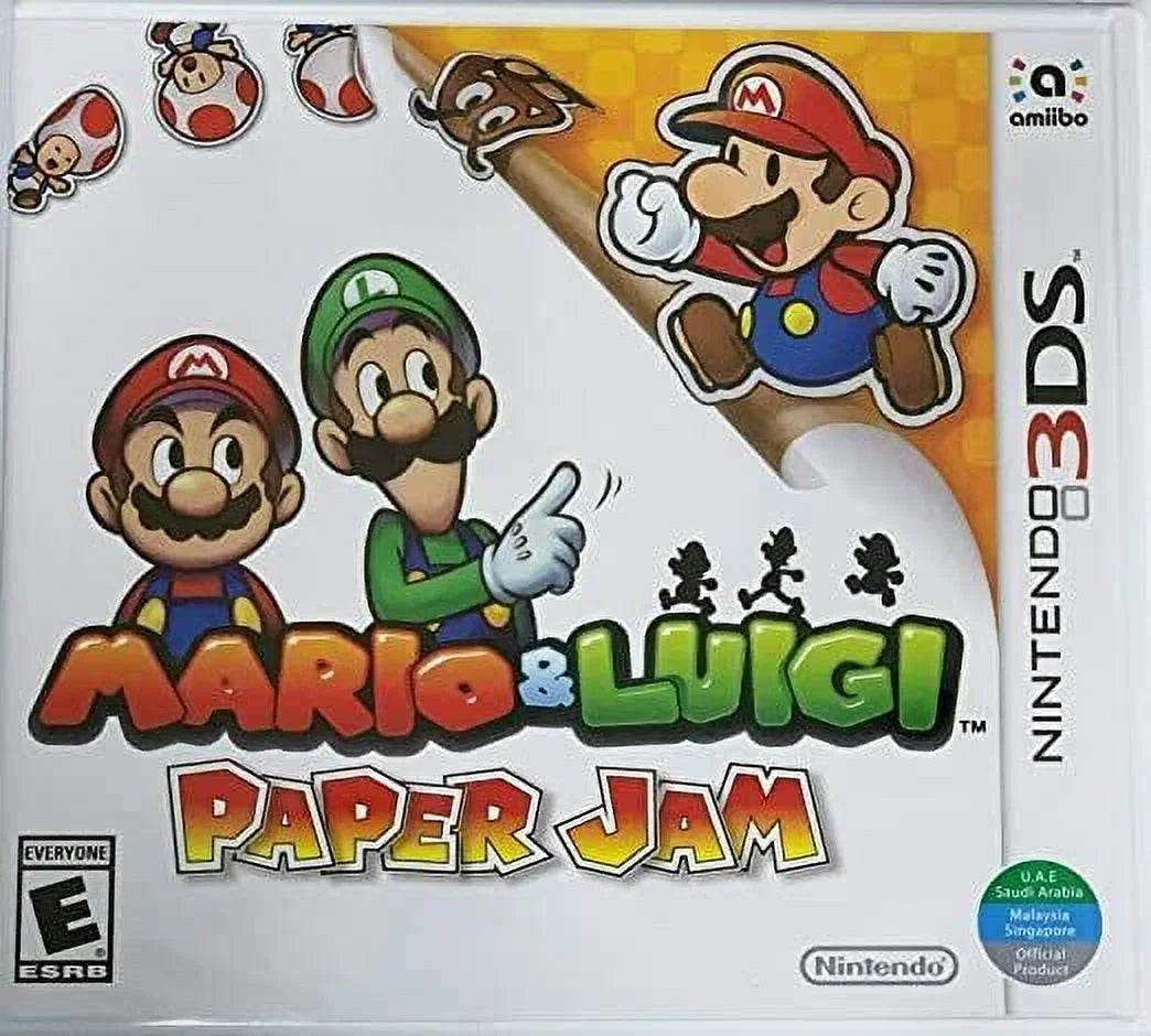 Brand & Paper RPG Game Mario Special 3DS New (Action 2015) Luigi: Jam