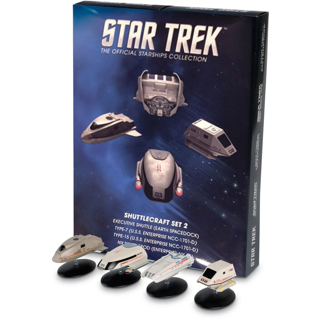 2 Shuttle Star Eaglemoss STDC705 Die Set Model Trek Ship Cast