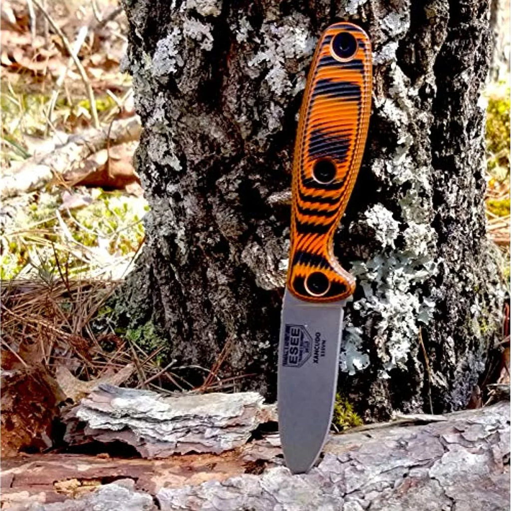 Knives XAN2-006 Orange/Black S35VN Stainless Xancudo Fixed G10 Blade & Steel ESEE Knife