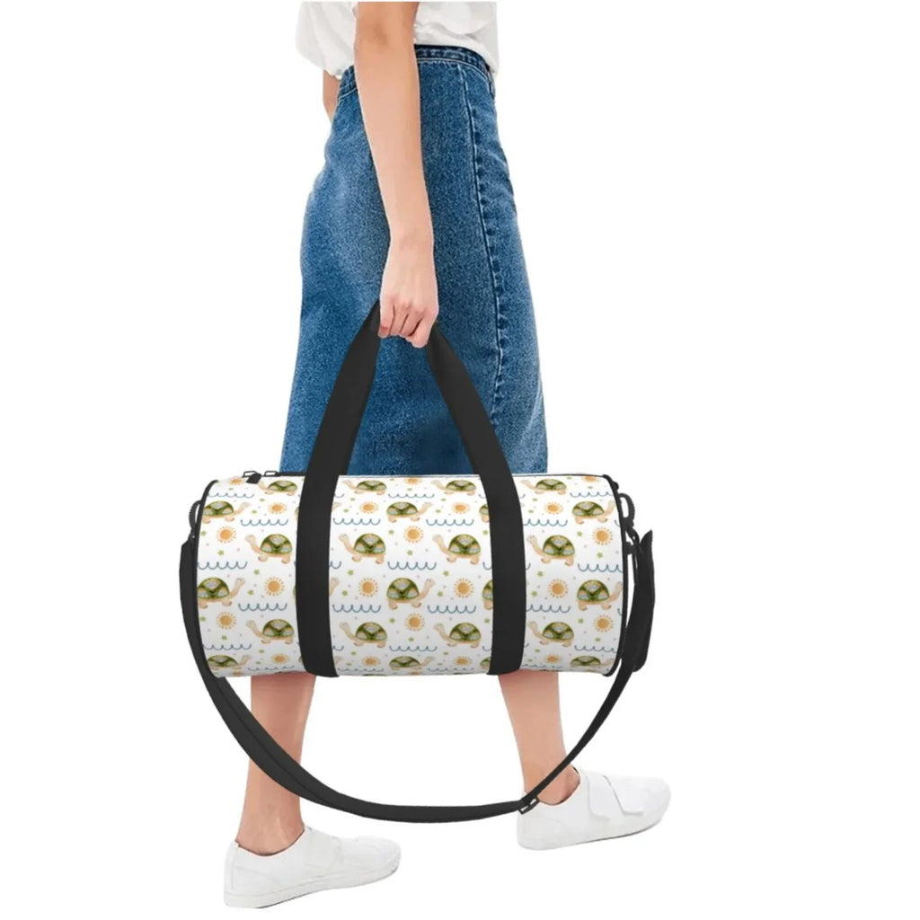 Turtle and Large Coaee Sea Sun Bag in Bag Basking Bag Capacity Sports Waterproof the with Pocket Travel Cylinder Gym Luggage Compartment