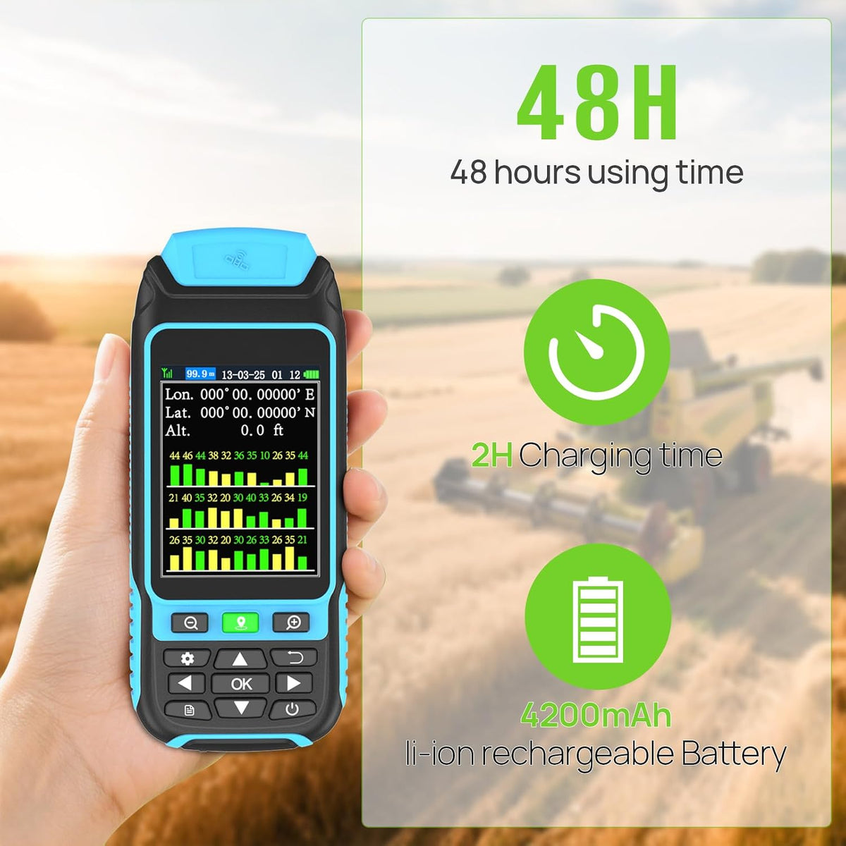 Handheld GPS Survey Equipment, Rugged Land Surveying Equipment