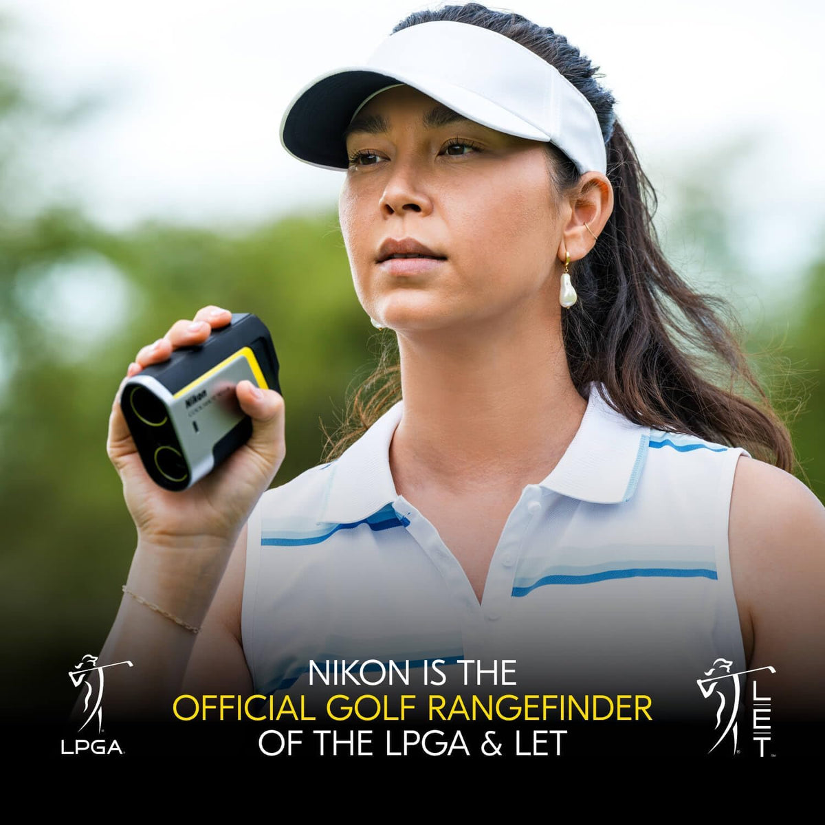 NIKON COOLSHOT 50i GII Golf Laser Rangefinder | Rainproof Portable 6X Monocular Optics with Dual Locked ON Quake Flagstick Detection, Continuous Scan & Magnetic Mount | Golf & Actual Distance Modes