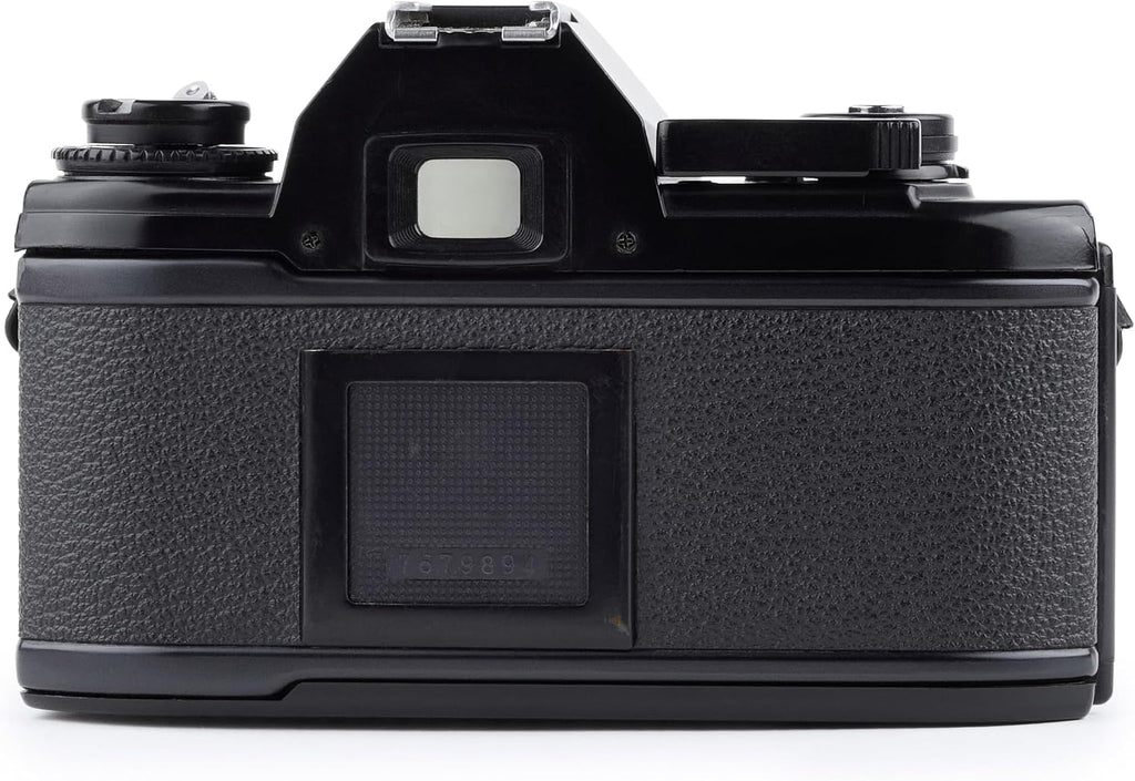 Nikon Em 35mm SLR Film Camera Black Body with Nikon F Mount 50MM F1.8 AI Manual Focus Lens. (Renewed)
