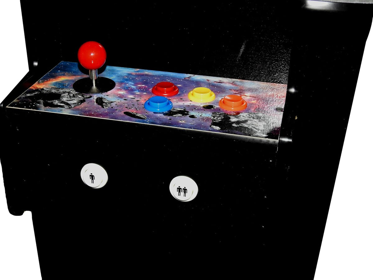 Doc and Pies Arcade Factory 60-Game Full Size Cocktail Arcade Machine â 2 Player Retro Arcade Table with LCD Screen, Joysticks & Buttons â Classic Arcade Cabinet for Home or Game Room