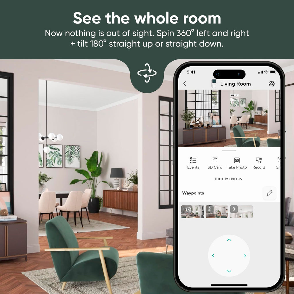 WYZE Cam Pan v3, Indoor/Outdoor Security Camera with 360Â° Pan/Tilt/Zoom