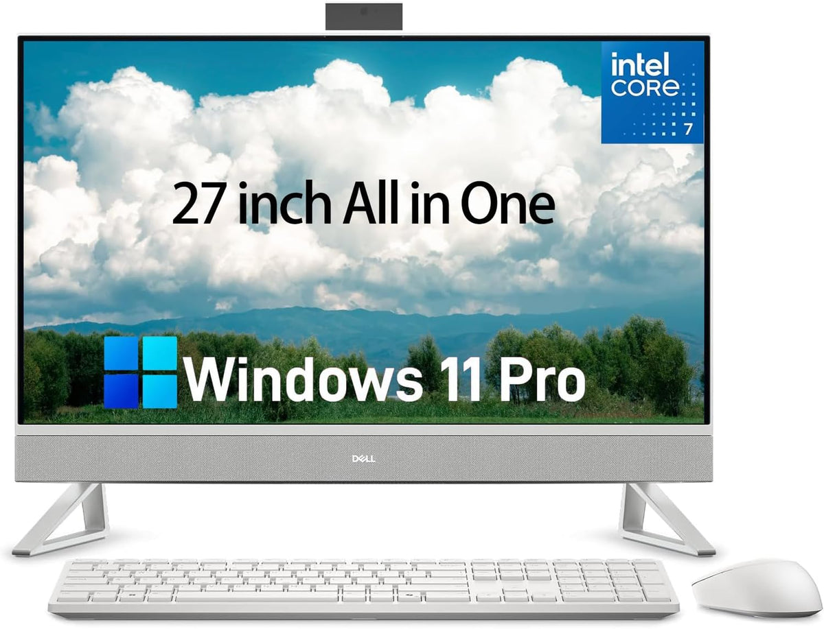 Dell 27 All-in-One Desktop Computer ec27250, Core7 150U, 16GB DDR5-5600MT/s