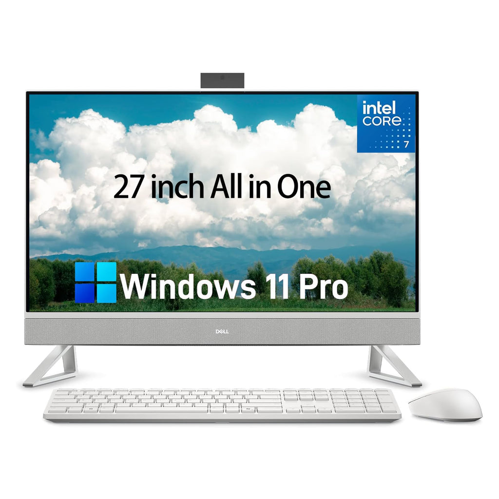 Dell 27 All-in-One Desktop Computer ec27250, Core7 150U, 16GB DDR5-5600MT/s