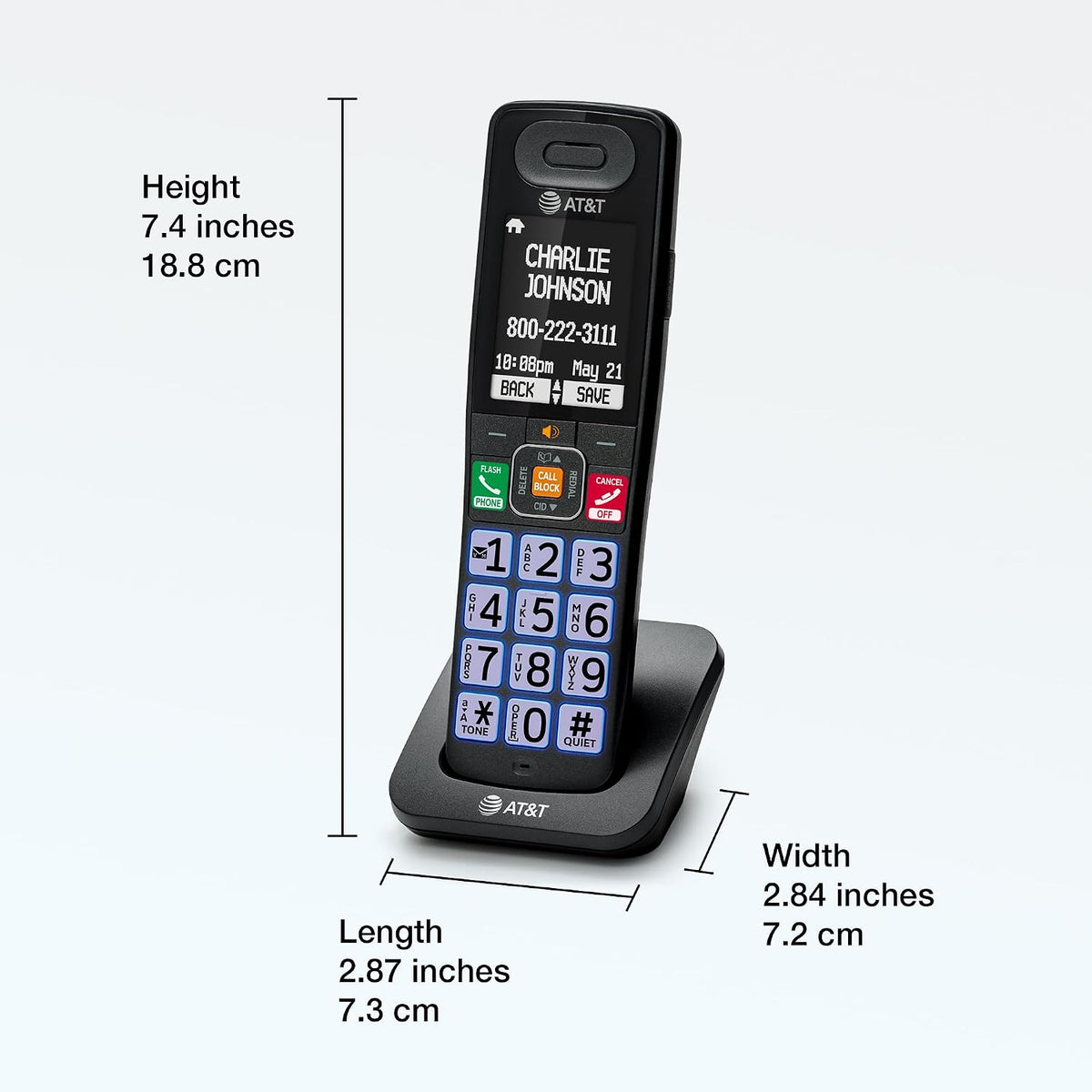 AT&T 3 Handsets Cordless Phone with Answering System â BL108-3