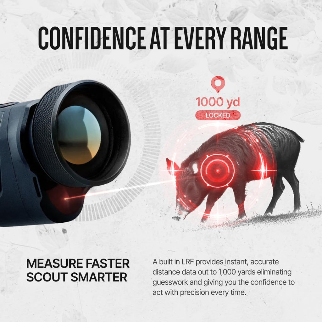 ATN BlazeHunter XD Thermal Imaging Monocular, 1280x1024, Rangefinder