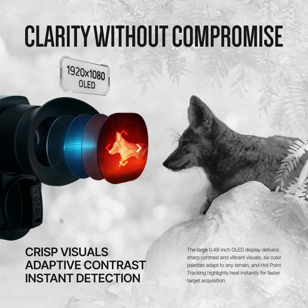 ATN BlazeHunter XD Thermal Imaging Monocular, 1280x1024, Rangefinder