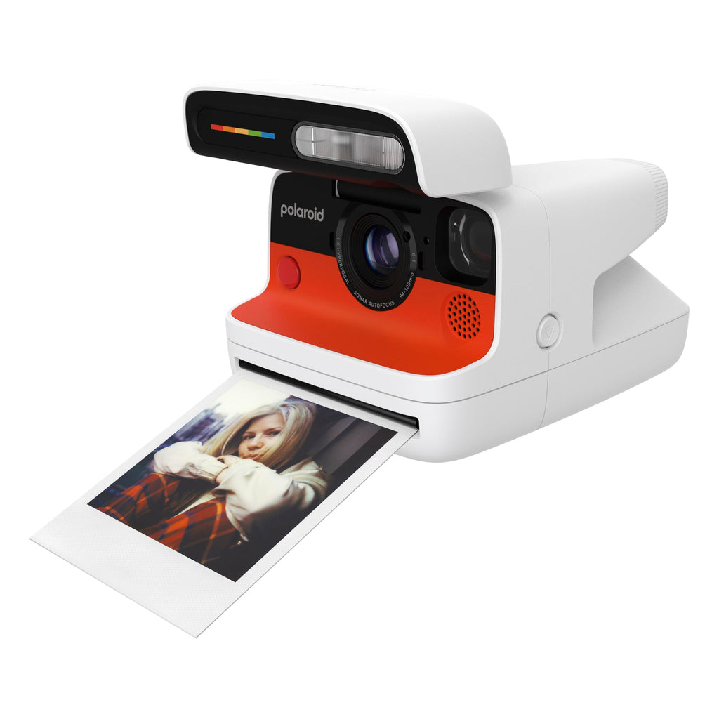 Polaroid Flip Instant Camera + Color Film Bundle (16 Photos Included) - Black (6565) - Hyperfocal 4-Lens System, Sonar autofocus, and Sence Analysis with Bluetooth paired Companion app
