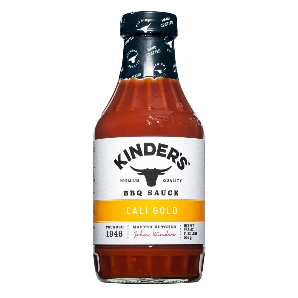 Barbeque 19.5 Gold Sauce, Oz Kinder's Cali Pack Of 6