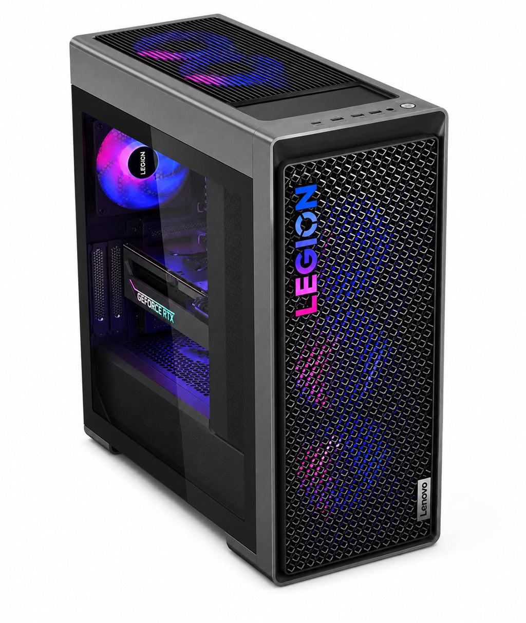 Lenovo Legion Tower 7i Gen 10 Desktop PC, NVIDIA GeForce RTX 5080 16GB GDDR7, Intel Ultra 9 285K(Up to 5.7 GHz), 128GB DDR5 5600MT/s, 4TB SSD, Legion Coldfront Cooling, USB KB, Mouse, Windows 11 Pro