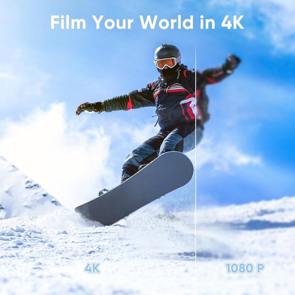 ORDRO 4K Camcorder, 64MP Vlogging Camera for YouTube with 18X Digital Zoom, IR Night Vision, 32G Memory Card and Mini Tripod
