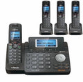 VTech DS6151-11 DECT 6.0 2-Line Expandable Cordless Phone + (3) DS6101-11 Accessory Handset, Black