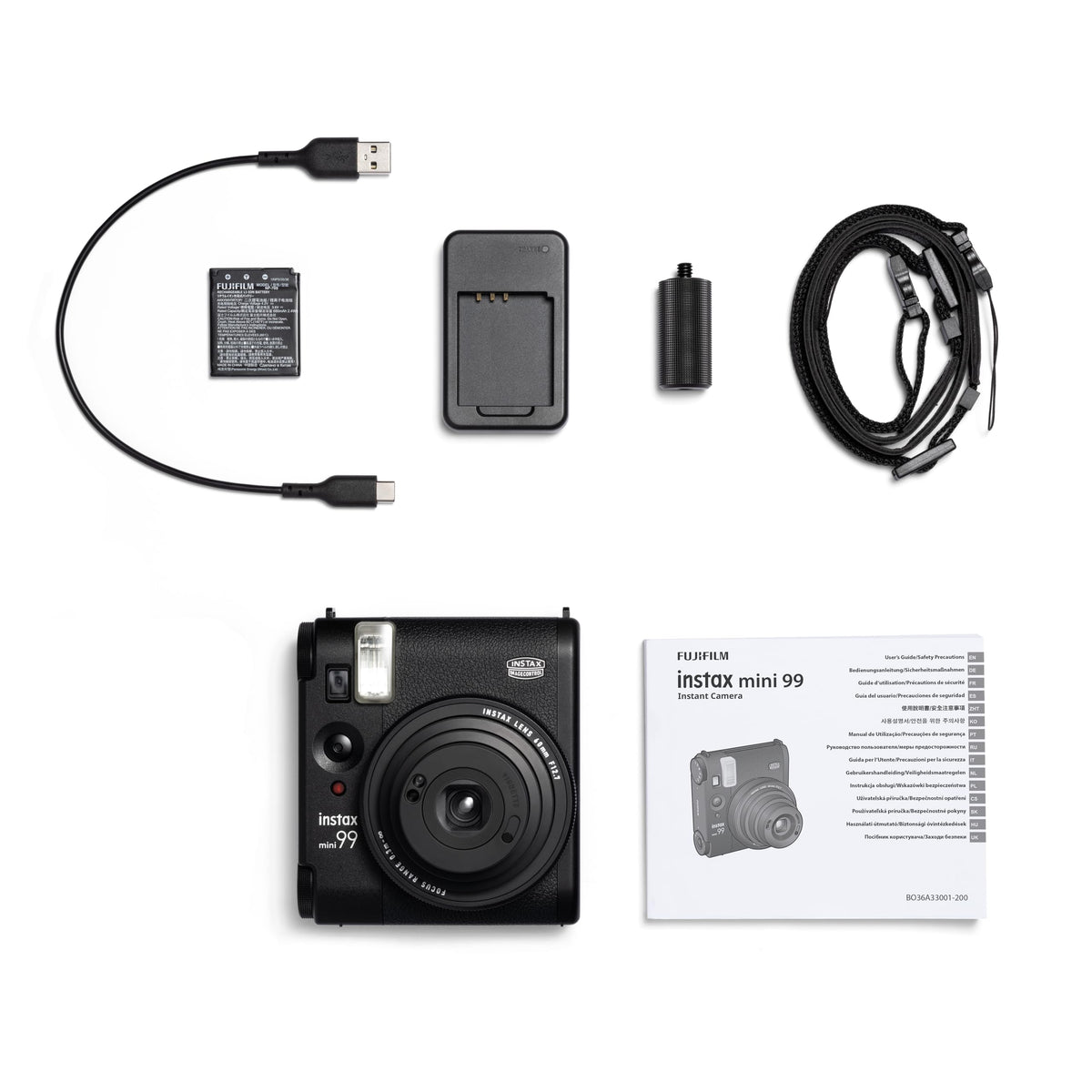 FUJIFILM Instax Mini 99 Instant Film Camera - Silver