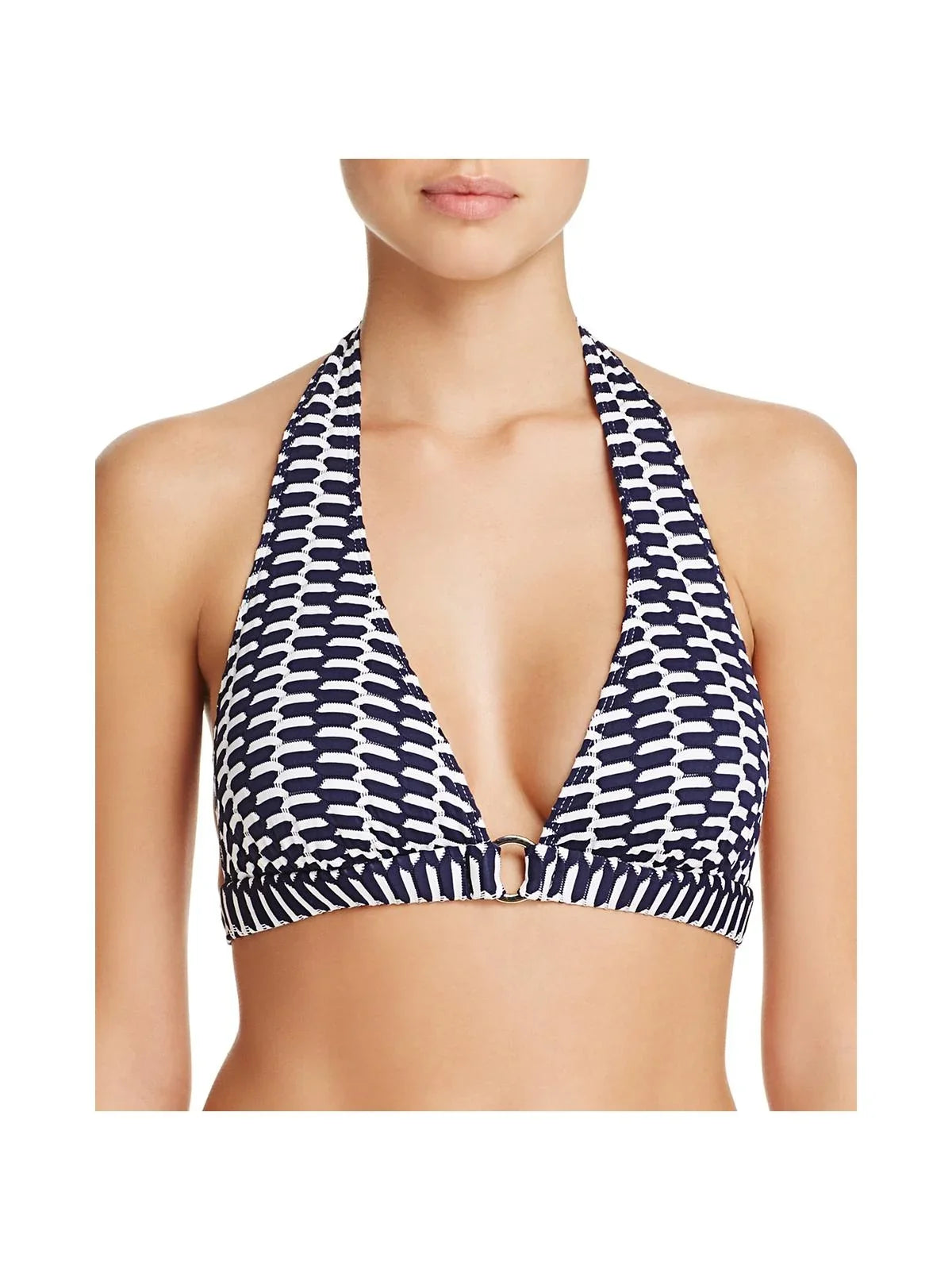 Ring Hole A Swim Navy Womens Shoshanna Top Printed Separates