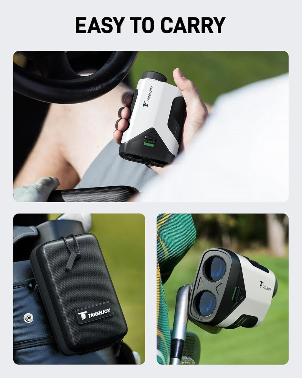Golf Rangefinder 1200Y with Slope, 7X Magnification Rechargeable