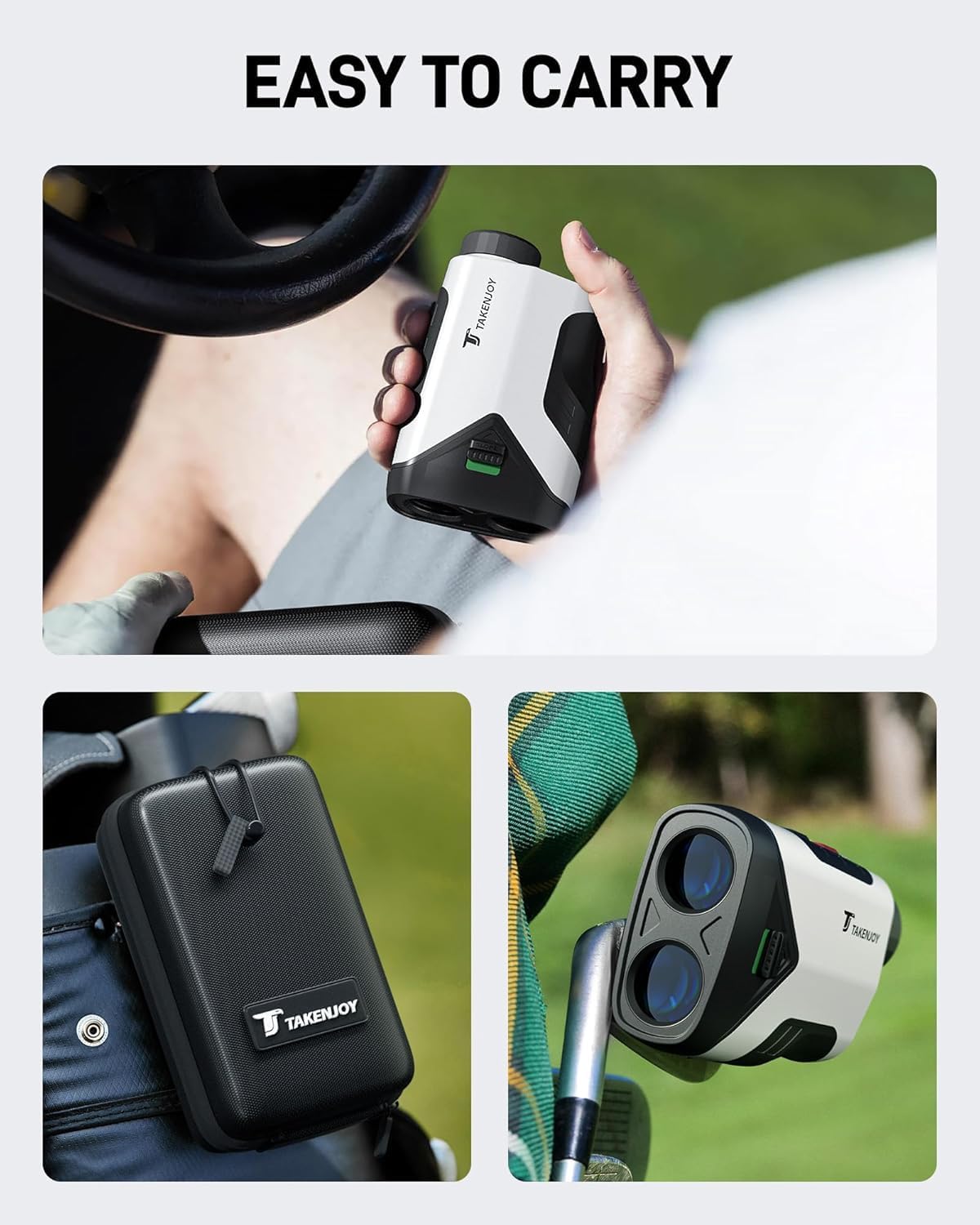 Golf Rangefinder 1200Y with Slope, 7X Magnification Rechargeable