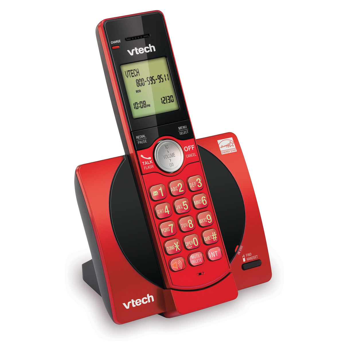 VTech CS6529-4B 4-Handset Cordless Phone with Answering Machine, Caller ID/Call Waiting, DECT 6.0 System, Wall Mountable