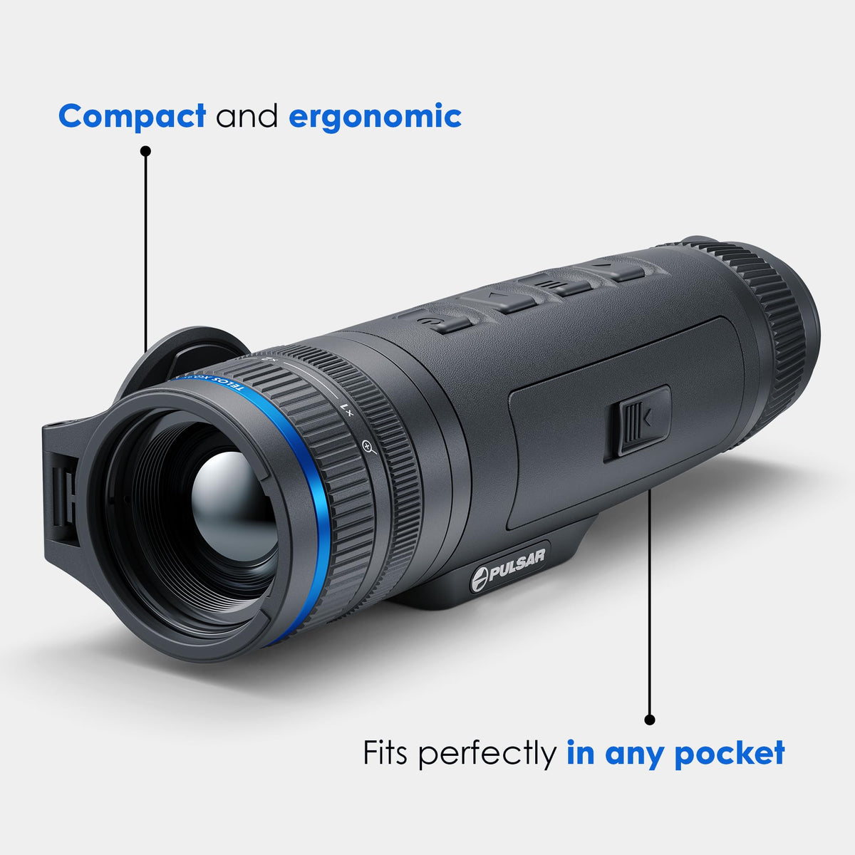 Pulsar Telos LRF Thermal Monocular with Laser Range Finder