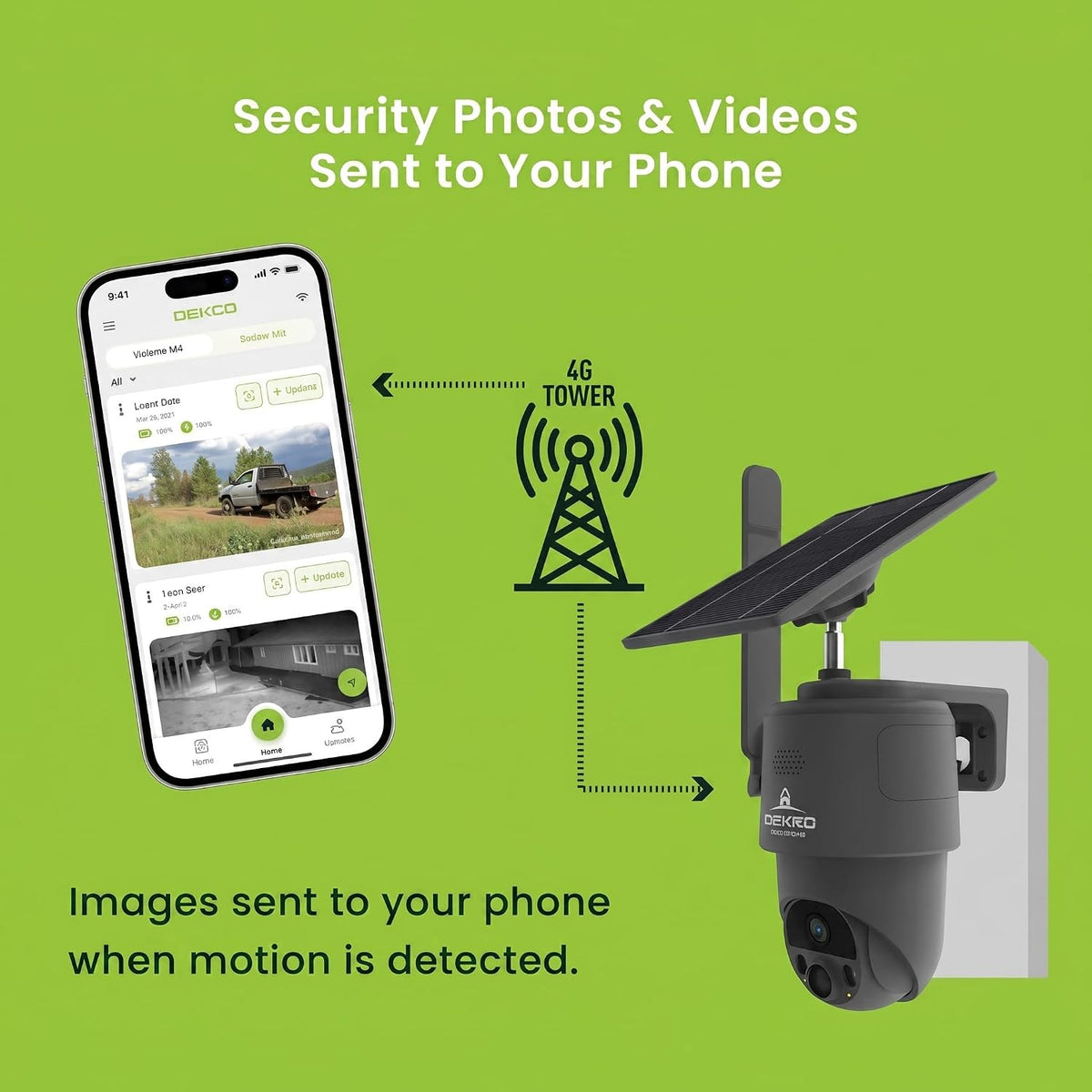 TACTACAM Defend 360 Cellular Security Camera, Solar Power, No WiFi