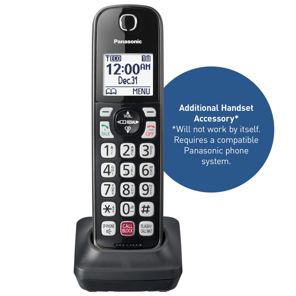 Panasonic Cordless Phone with Answering Machine, Link2Cell Bluetooth Home Phones, Voice Assistant and Advanced Call Blocking, Expandable System with 4 Handsets, Cordless Telephone, KX-TGD864W (White)