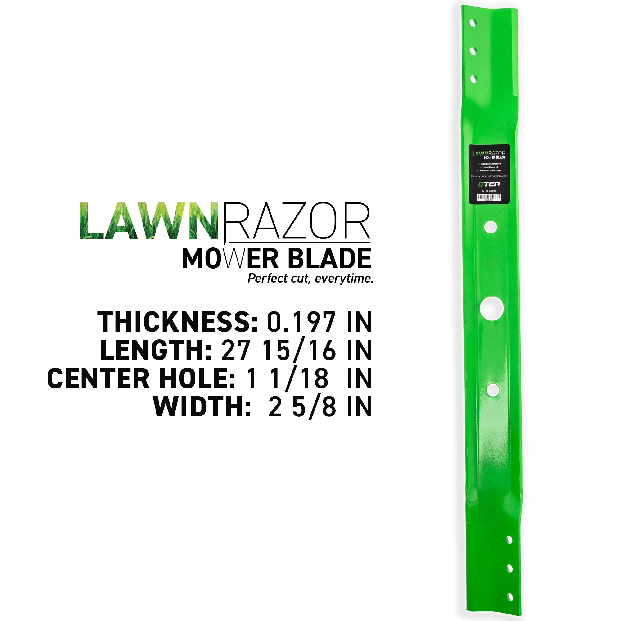 High for 7019515 Pack LawnRAZOR 3 Snapper inch 28 810-CBL2327D Lift Blade