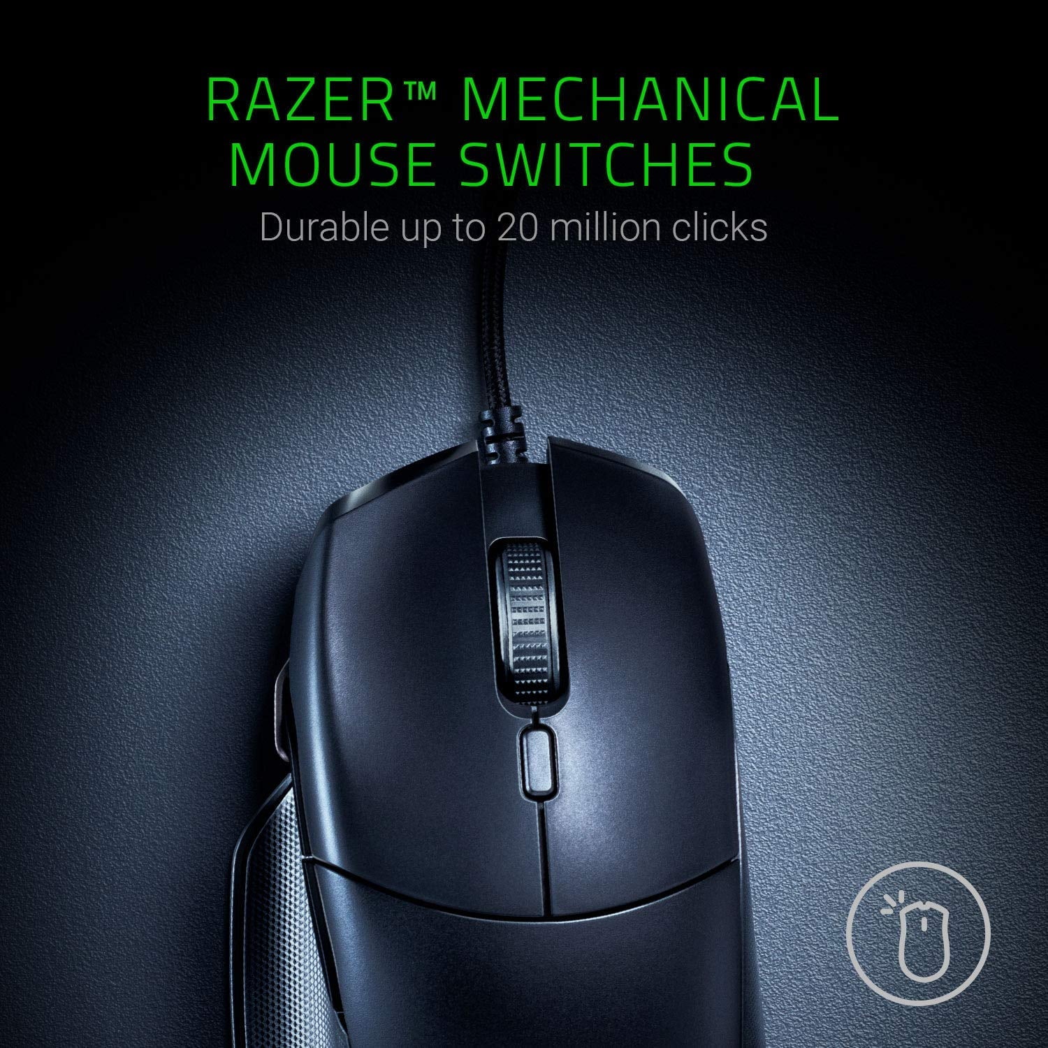 Lighting][7 DPI Buttons][Mechanical Switches] Basilisk Essential Optical Mouse - Razer Gaming Programmable RGB [6400 Sensor][Chroma
