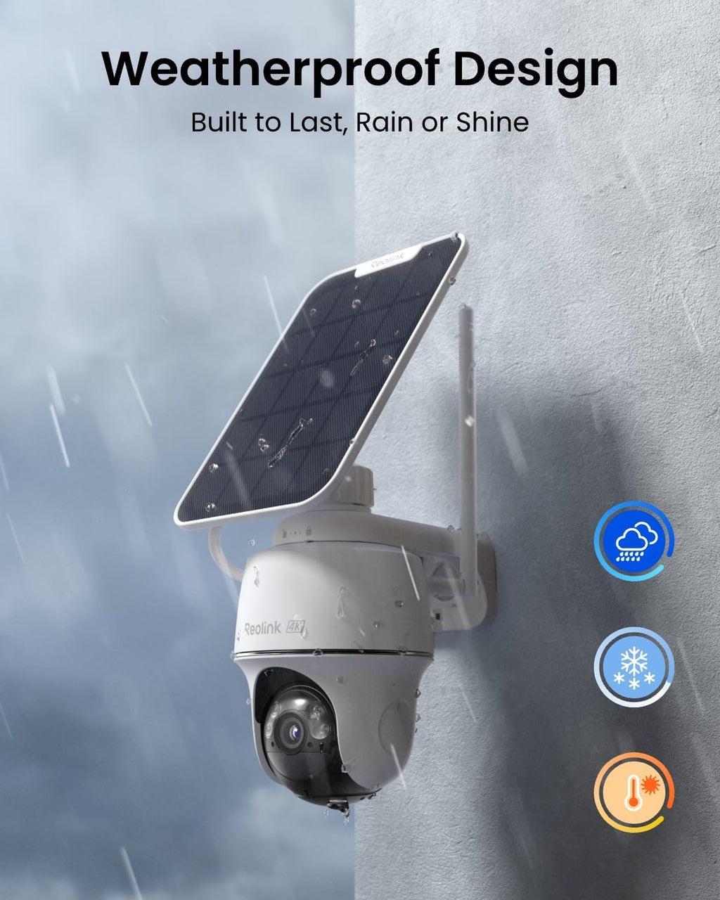 REOLINK Argus PT Ultra First 4K Solar Security Cameras Wireless Outdoor