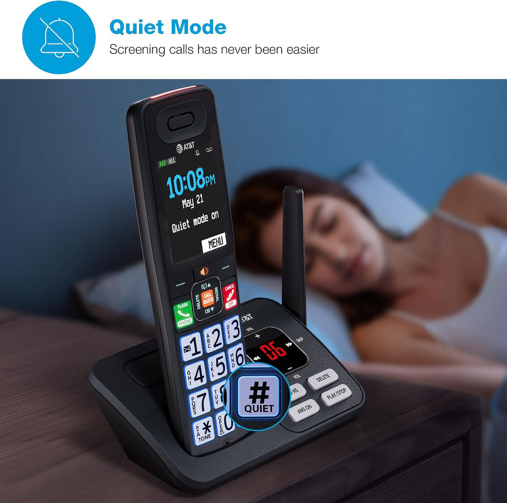 AT&T 3 Handsets Cordless Phone with Answering System â BL108-3