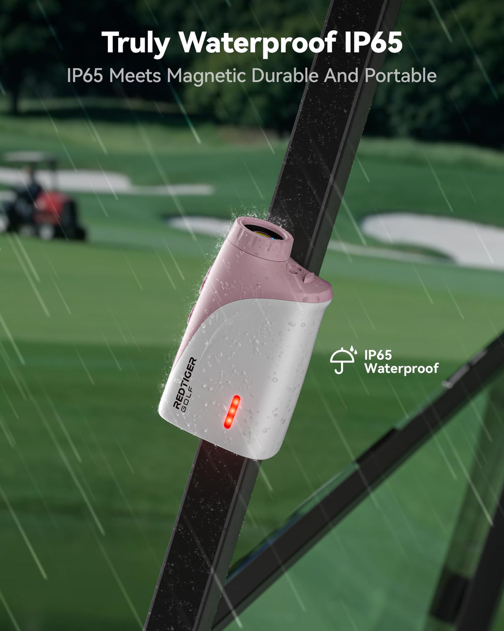 REDTIGER Mini 1200-Yard Golf Range Finder with Slope & Pin-Lock Vibration